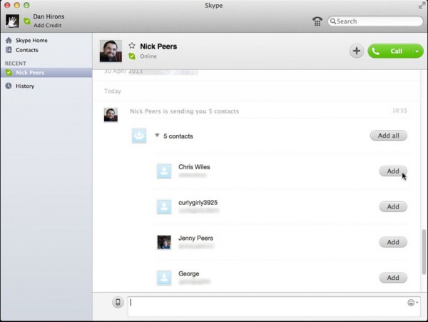 skype for business on mac memory